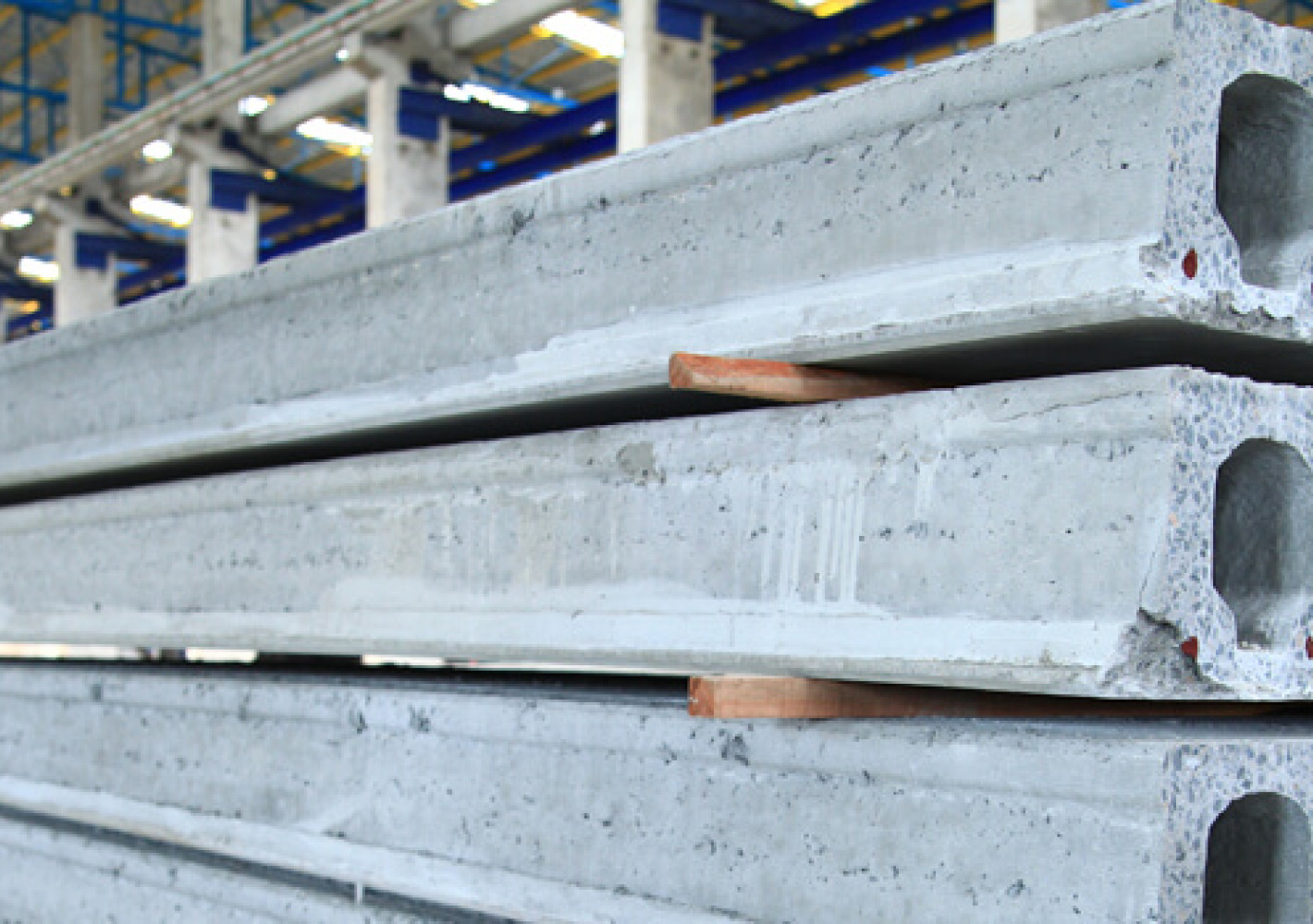 Prefabricated concrete slabs